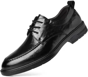 Men's Lace Up Dress Shoes Mens Bussiness Formal Oxfords Shoes Casual Wedding Patent Leather Derby Shoes