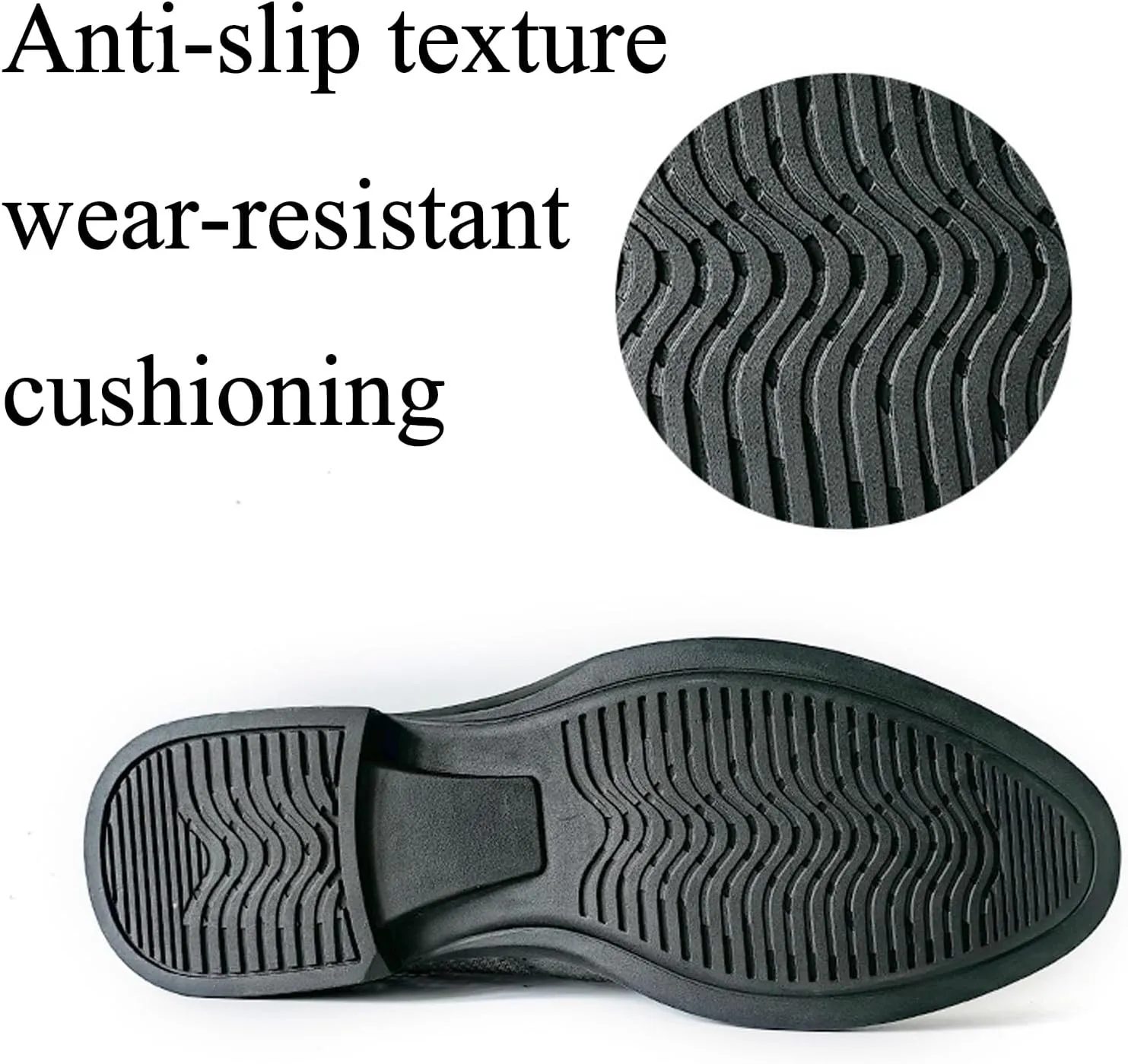 Men's Lace up Leather Mesh Splicing Wingtip Oxfords Pointed Toe Comfortable Breathable Non-Slip Business Derby Shoes for Work Evening Dating Dress Shoes