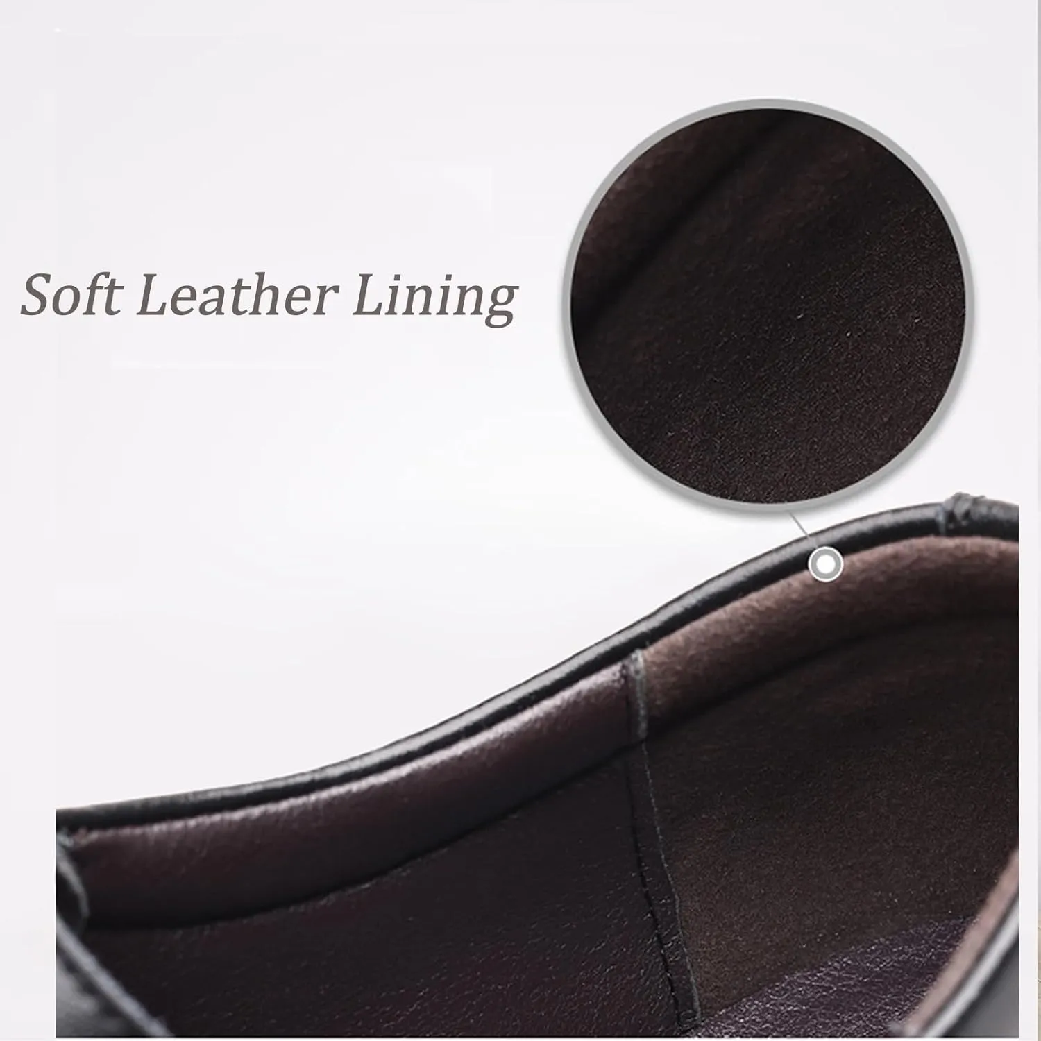Mens Leather Lace Up Platform Dress Oxford Shoes Modern Comfortable Classic Chunky Heel Business Casual Formal Shoes for Wedding Work Party