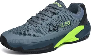 Men's Tennis Shoe Indoor Outdoor Pro Pickleball Shoes with Arch Fit Support Pickleball Sneaker for All Court Racquetball Athletic Shoes for Racquet Sport