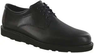 Men's Waypoint Lace Up Slip Resistant Shoe in Matte Black