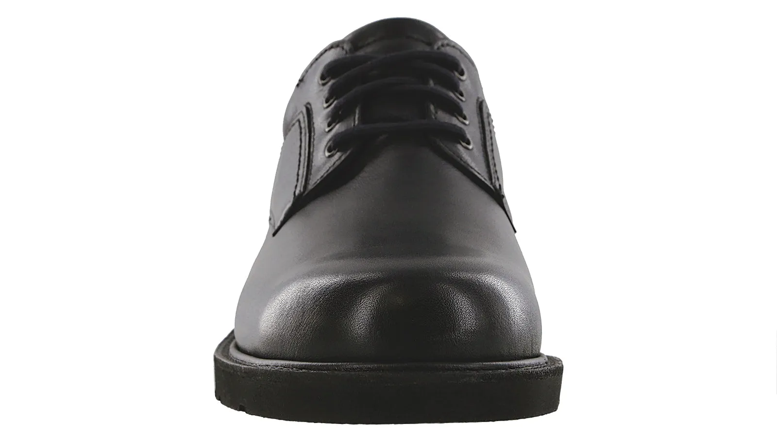 Men's Waypoint Lace Up Slip Resistant Shoe in Matte Black