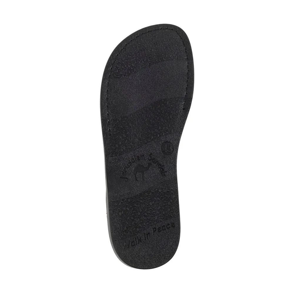Michael - Closed Toe Leather Fisherman Sandal | Yellow Nubuck