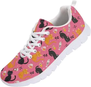 Modysero Lightweight Shoes for Womens Walking Shoes Fall Winter Outdoor Daily Tennis Sneakers for Ladies