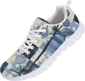 Modysero Shoes for Women Lace Up Tennis Shoes Daily Casual Womens Running Shoes with Mesh Breathable Ladies Footwear