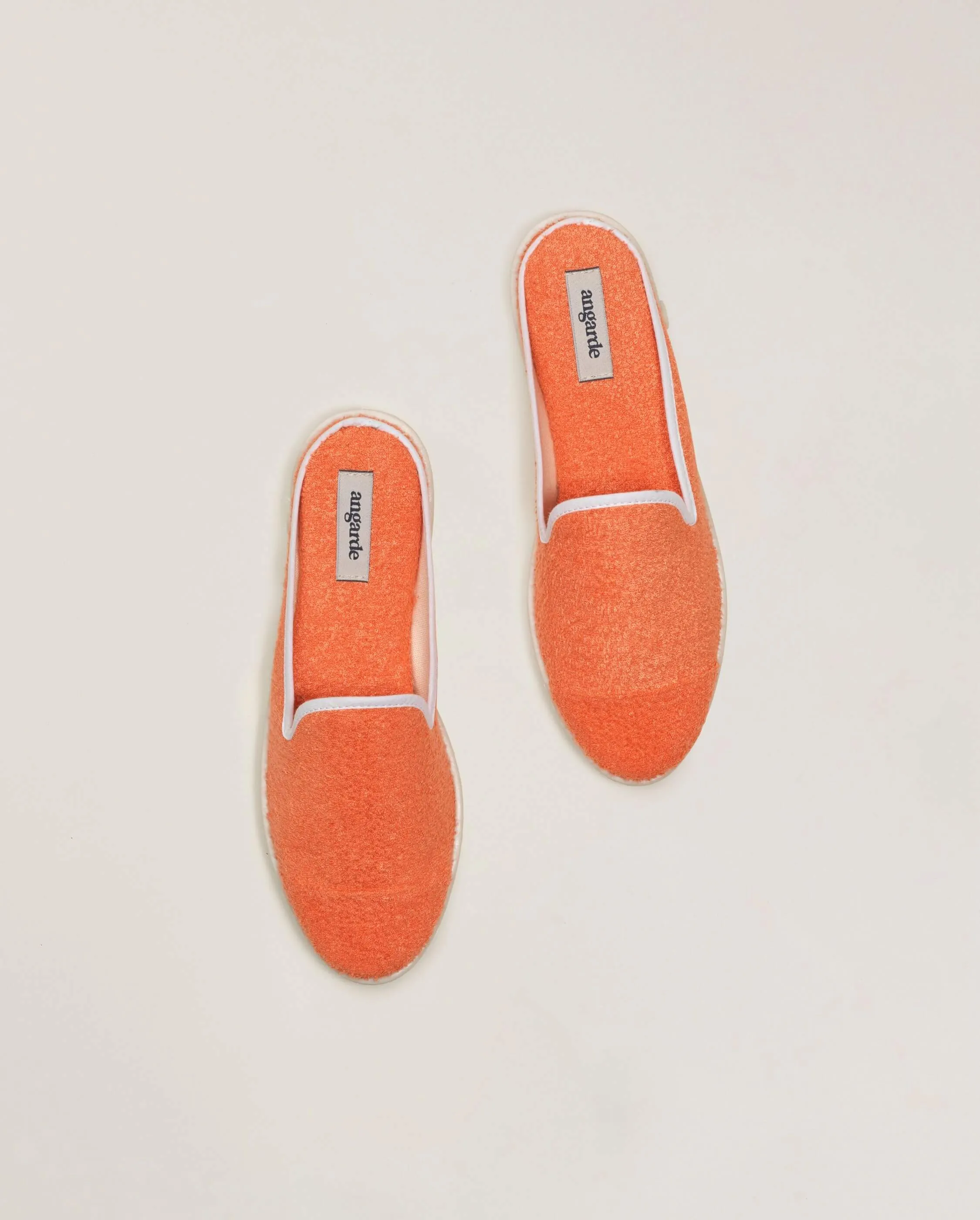 Mule femme éponge, corail