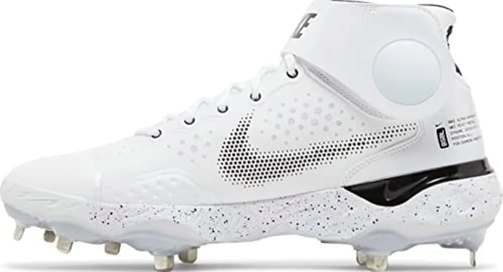 Nike React Alpha Huarache Elite 3 Mid Metal Baseball Cleats