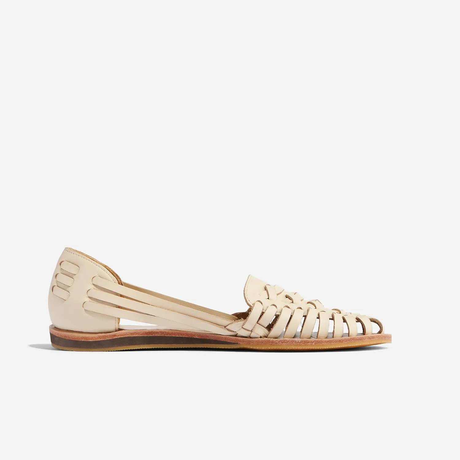 Nisolo Women's Huarache Sandals, Slip-On Comfort, Designed for Casual Everyday Wear, Handwoven & Waterproof Leather, No-Slip Sole