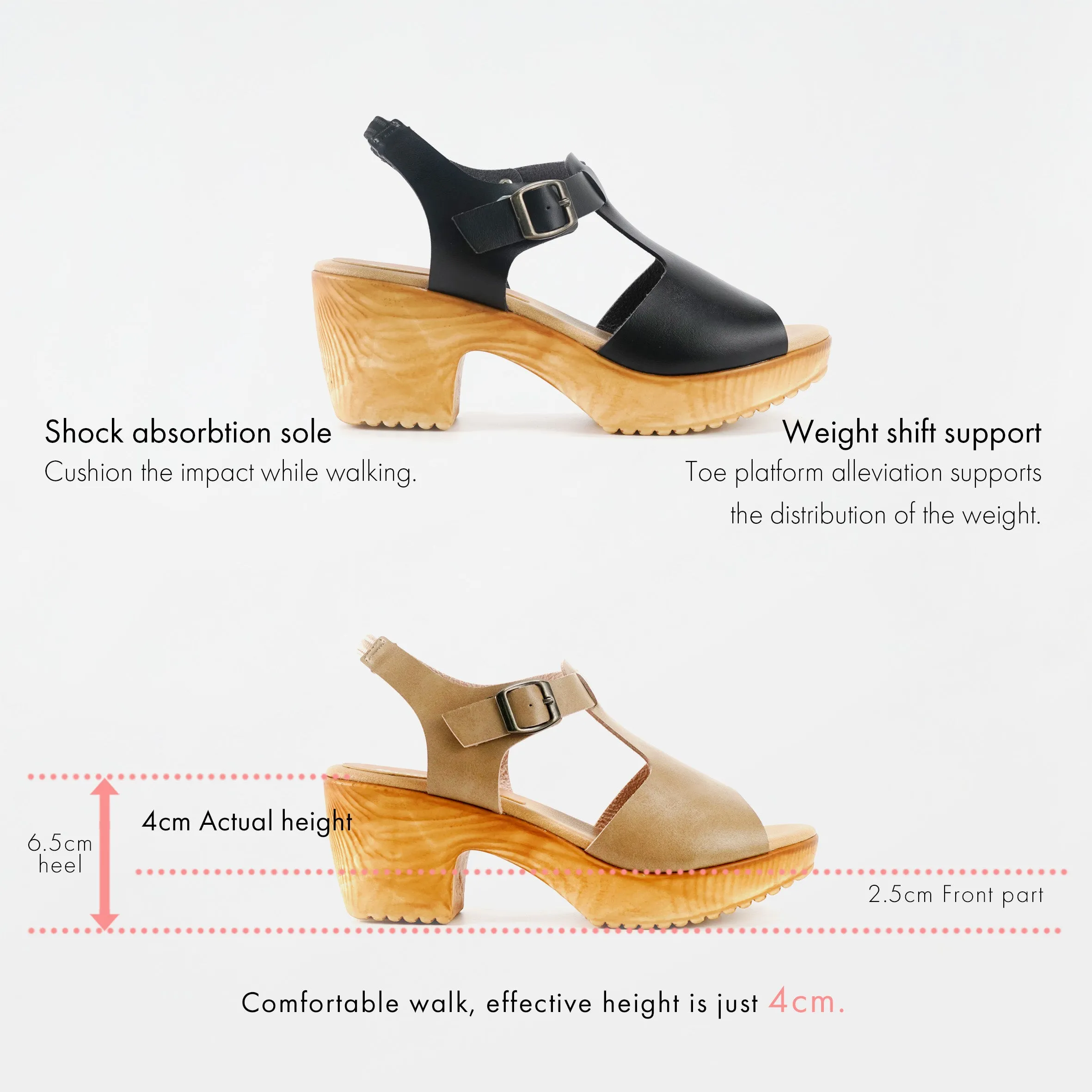 No.2033 Flexible Back Band Sandal