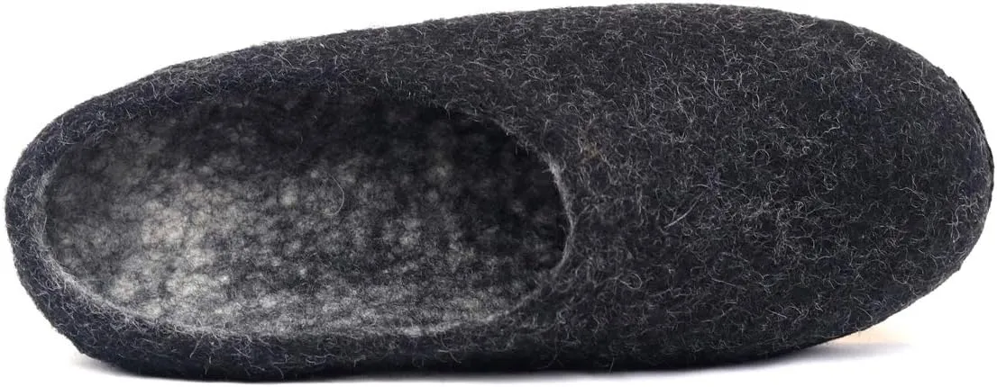 Nootkas Men's Felted Merino Wool 'Astoria' Mule House Slipper