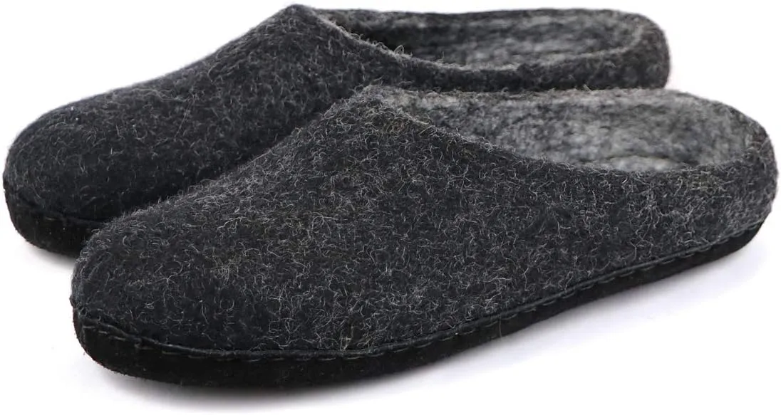 Nootkas Men's Felted Merino Wool 'Astoria' Mule House Slipper