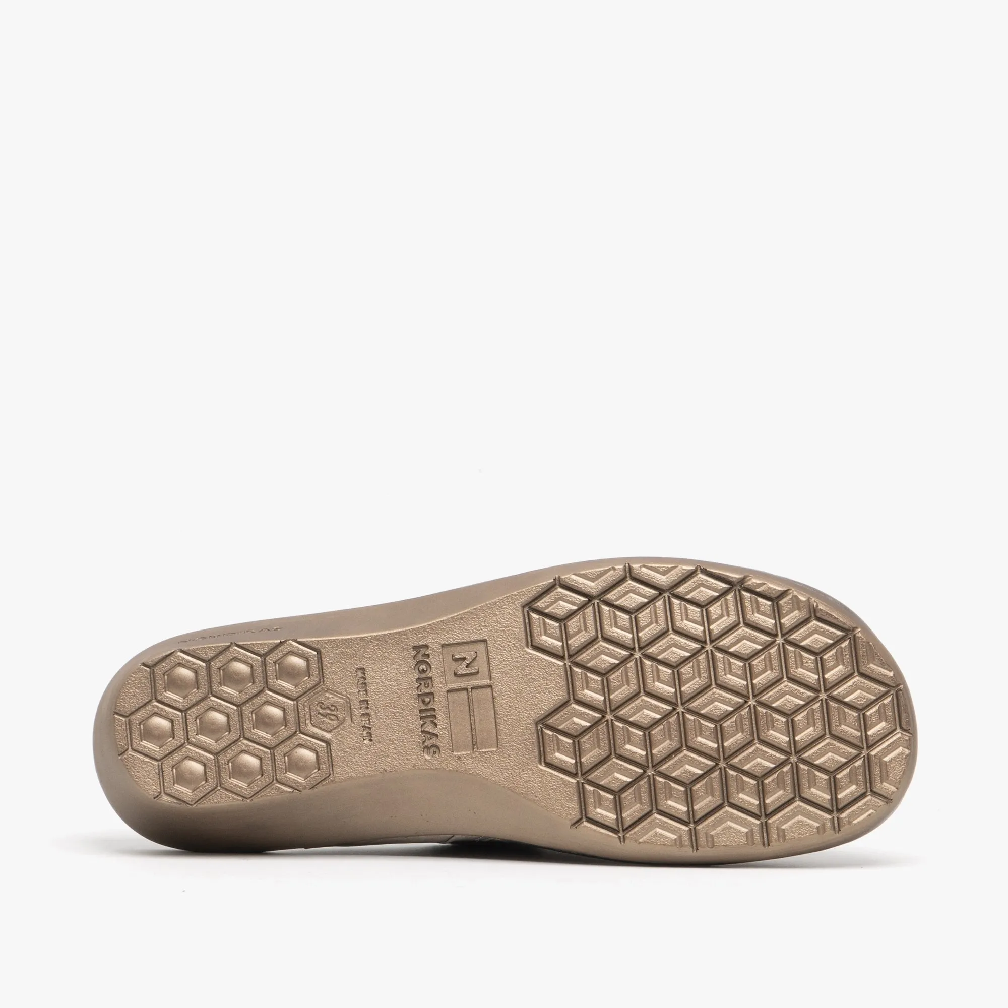 Nordikas 238 (AFELPADO) Womens Suede Mule Slippers Brown
