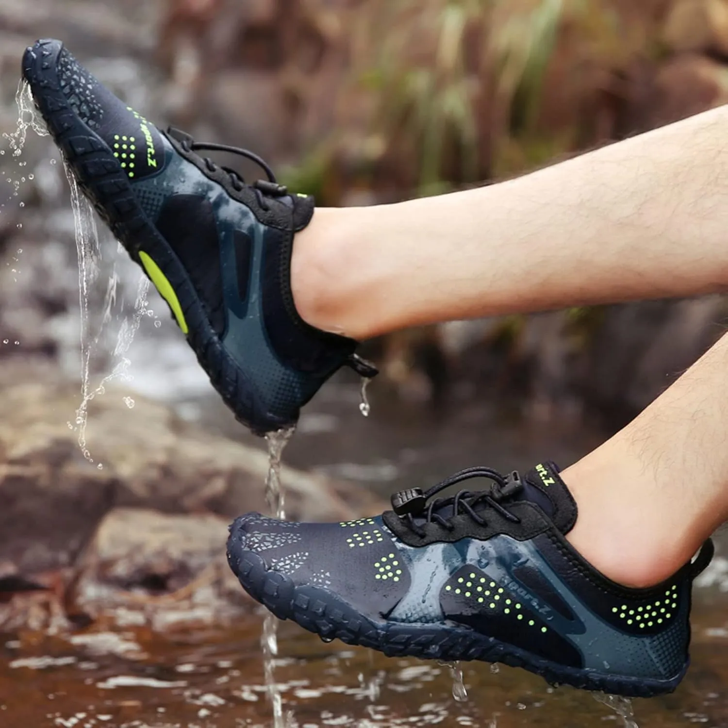 Outdoor Couple Women Men Waterproof Mountaineering Casual Sport Shoes Buckle Strap Beach Mens Go Walk Max Sneaker