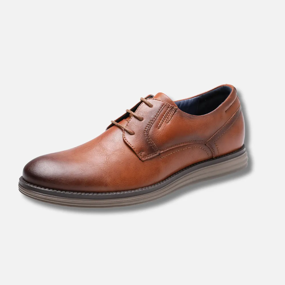 Oxford-Elite Men’s Leather Derby Shoes