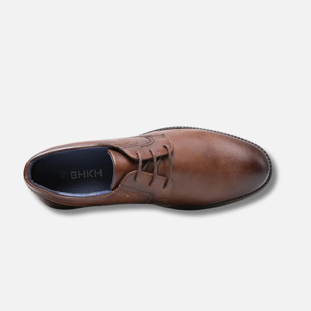 Oxford-Elite Men’s Leather Derby Shoes