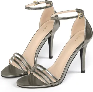 Perphy Strappy Heels Stiletto Heel Sandals for Women