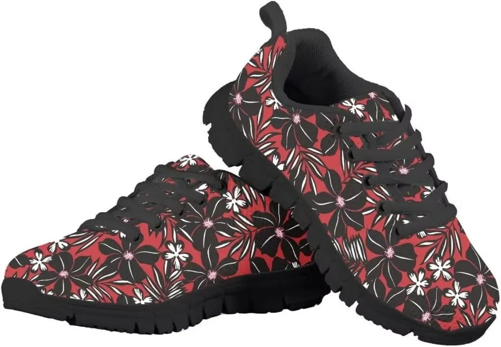 PinUp Angel Girls Lace Up Tennis Shoes Lightweight Mesh Breathable Adorable Running Sneakers Walking Shoes for Kid