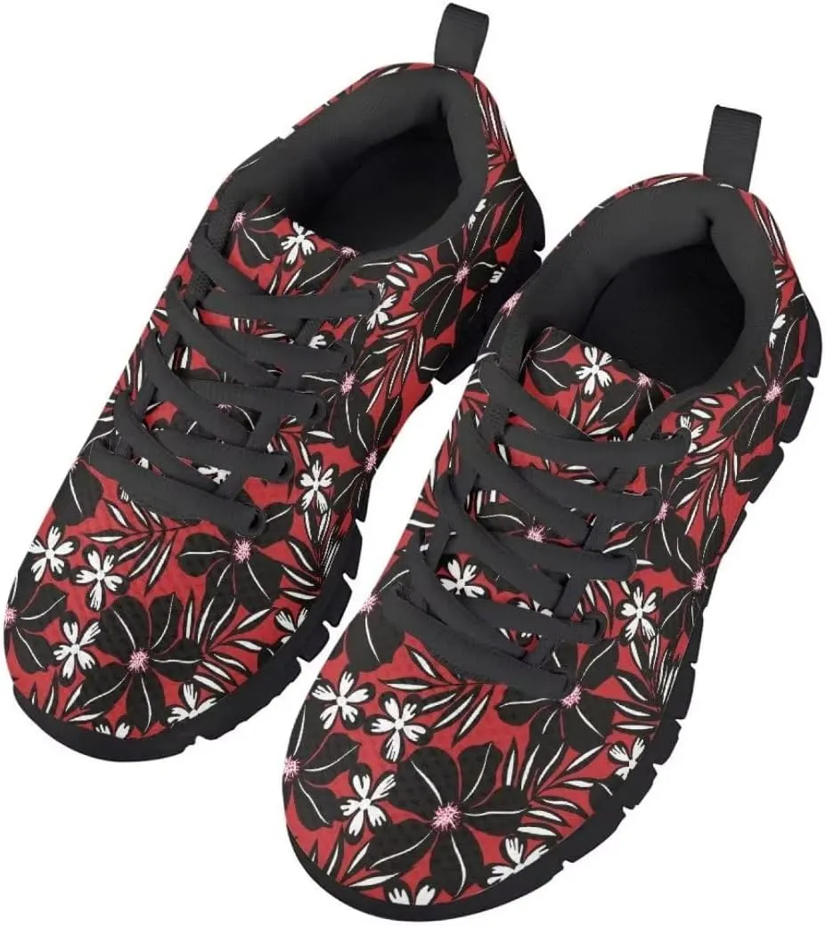 PinUp Angel Girls Lace Up Tennis Shoes Lightweight Mesh Breathable Adorable Running Sneakers Walking Shoes for Kid