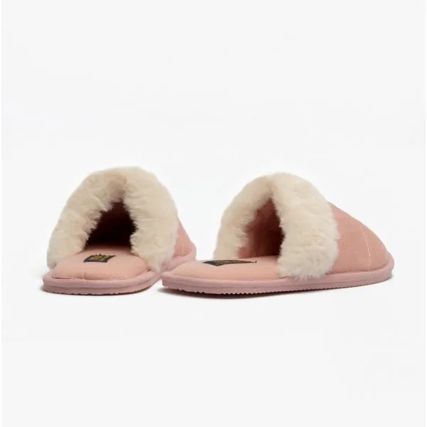 Polo Ralph Lauren KELCIE Womens Mule Slippers Pink/White