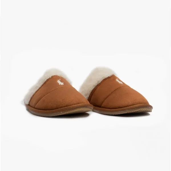 Polo Ralph Lauren KELCIE Womens Mule Slippers Snuff