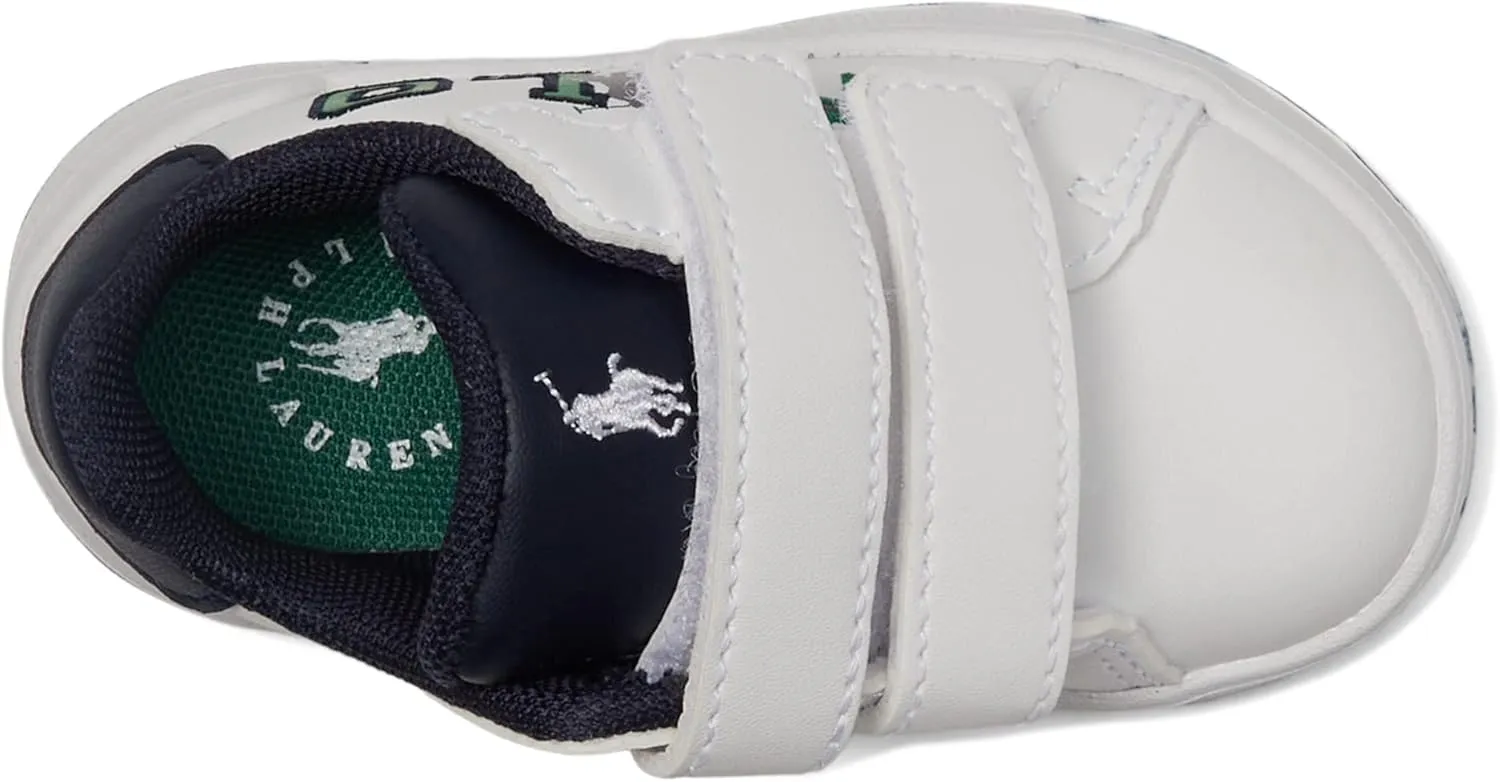POLO RALPH LAUREN Unisex-Child Heritage Court Bear Ez (Toddler) Sneaker