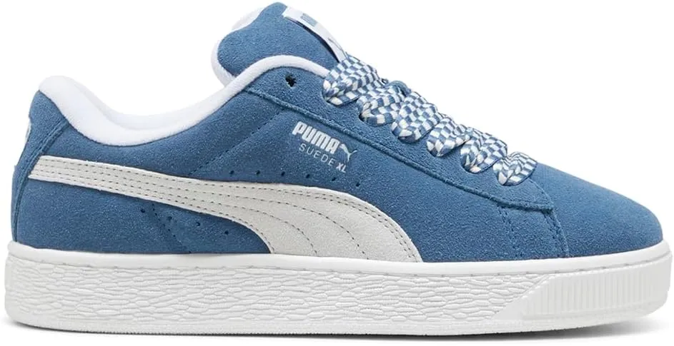 PUMA Womens Suede XL Lace Up Sneakers Shoes Casual - Blue - Size 9 M