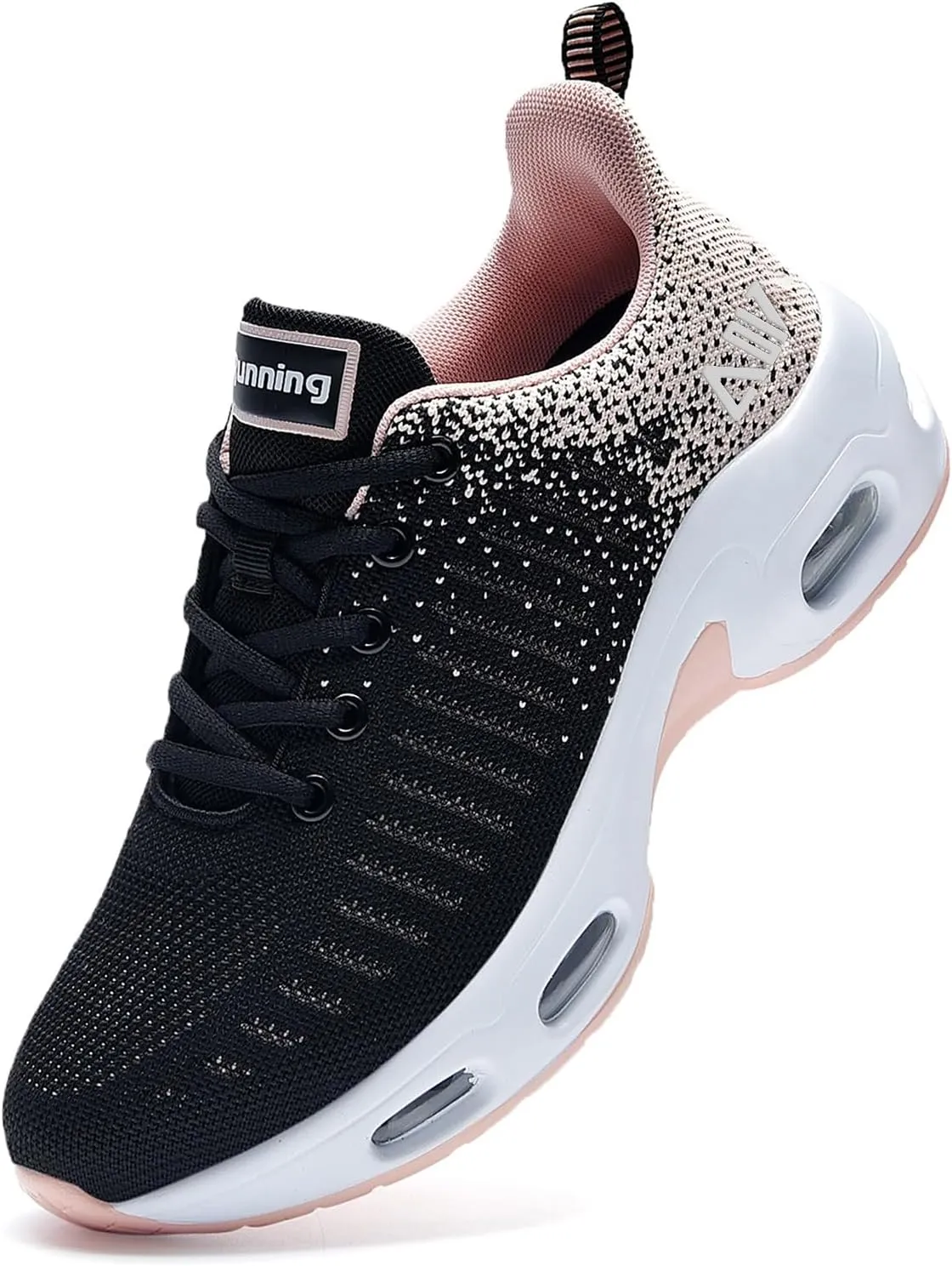 QAUPPE Womens Fashion Lightweight Sports Walking Sneakers Breathable Gym Jogging Running Tennis Shoes US 5.5-11 B(M)…