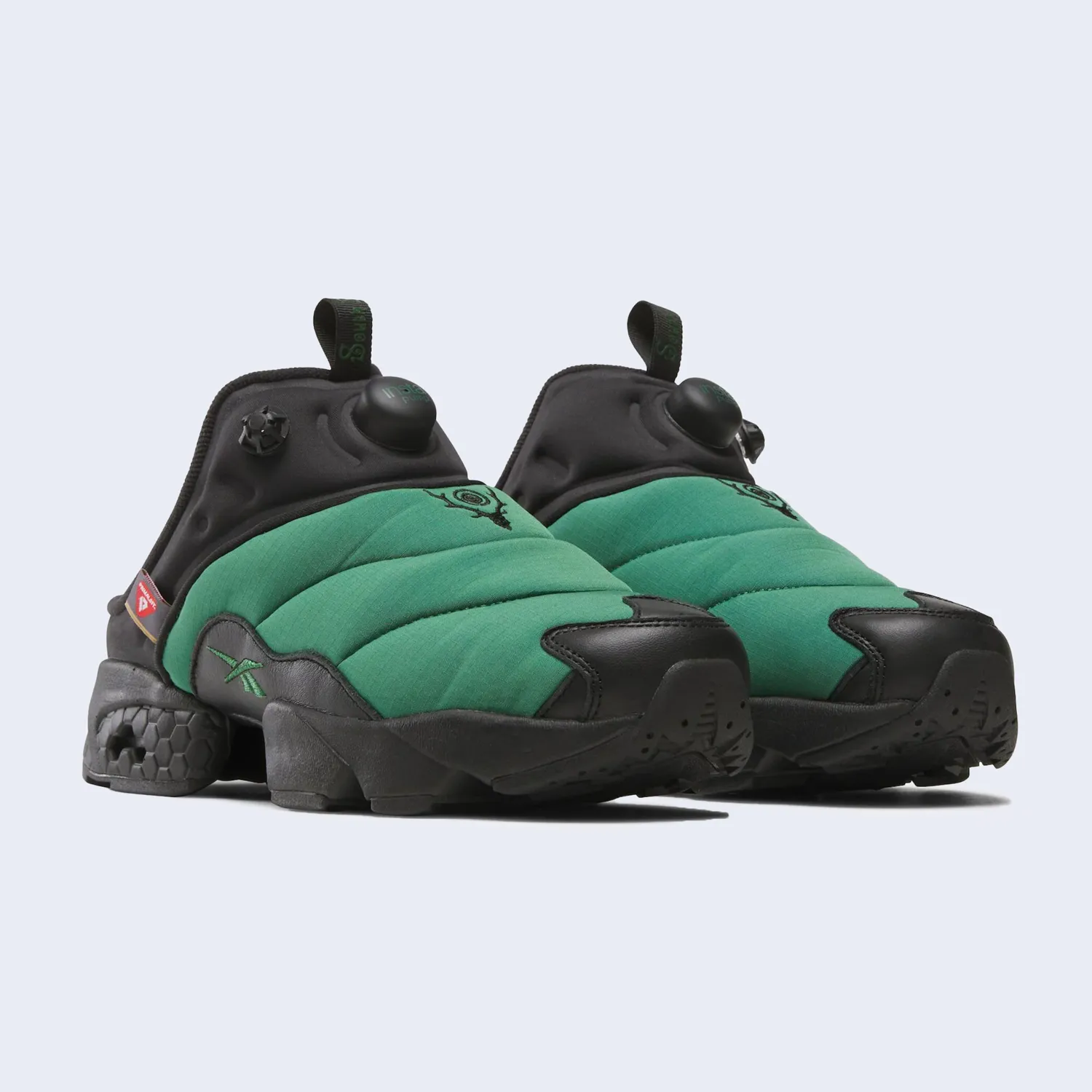 Reebok Insta Pump Fury Mule Green / Black / Black