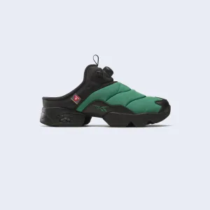 Reebok Insta Pump Fury Mule Green / Black / Black