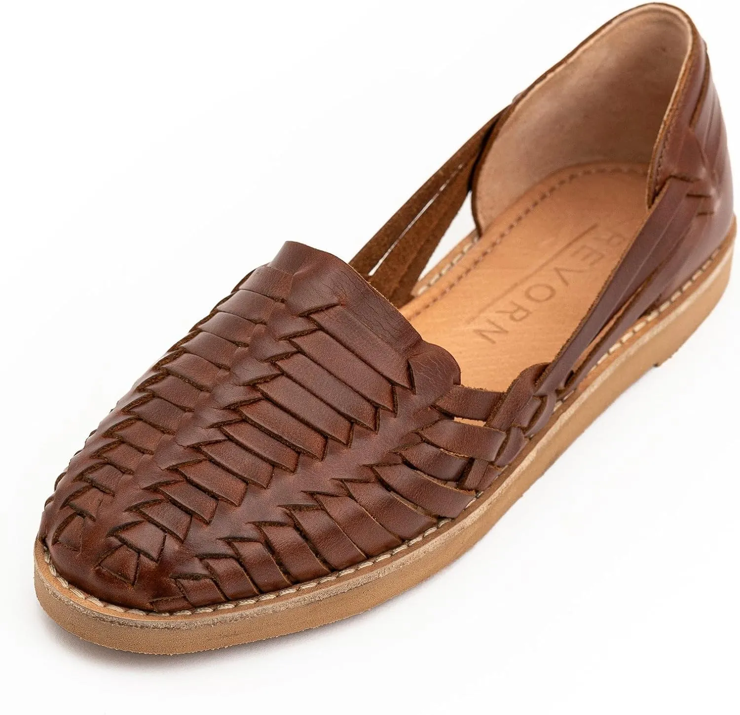 REVORN - SAINT Designer Huarache | Handcrafted Women Sandal | 100% Genuine Leather | Ultra Comfortable Insole | Flexible Sole | Sophisticated Design