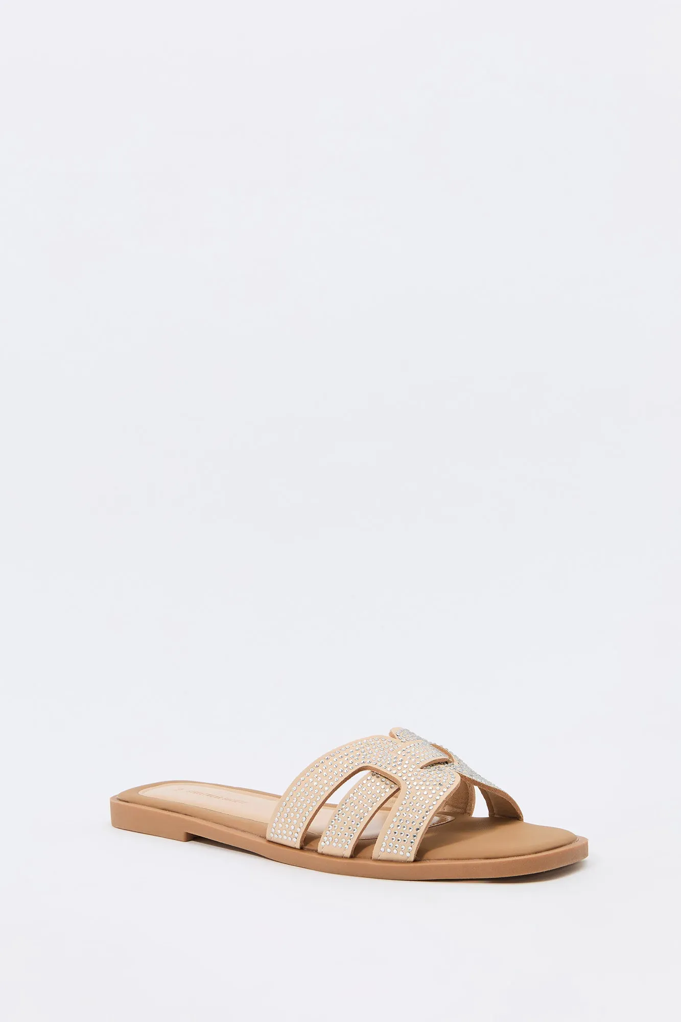 Rhinestone Band Sandal