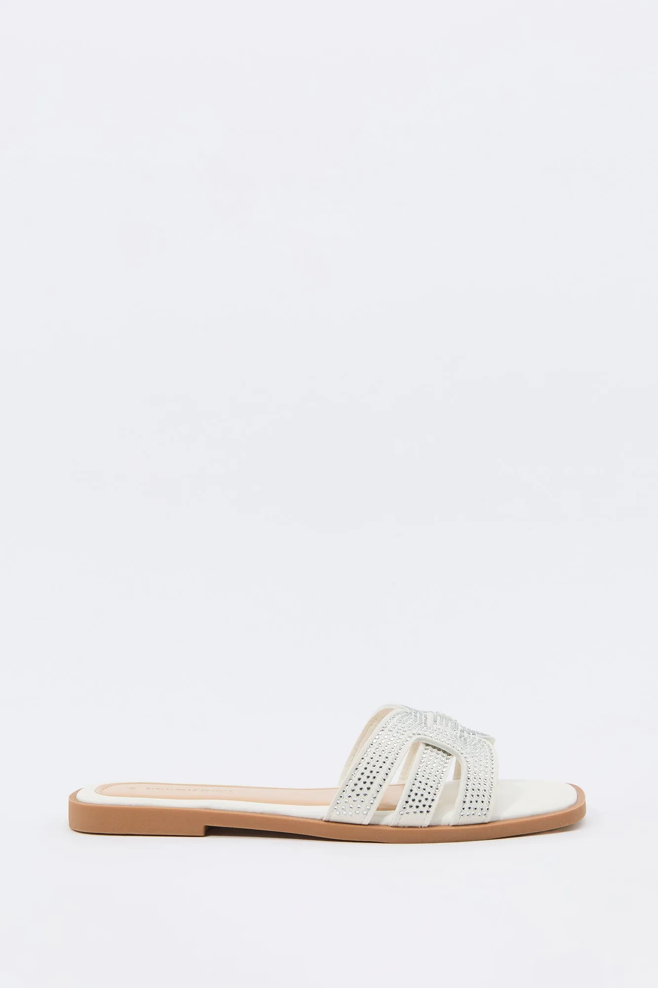 Rhinestone Band Sandal