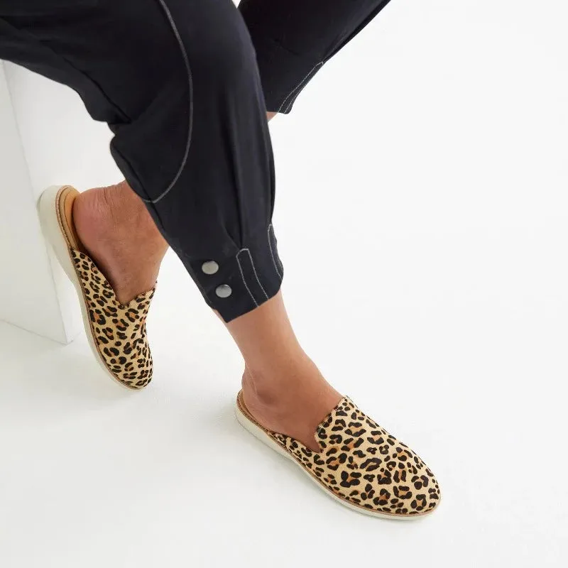 Rollie Nation Derby Mule in Camel Leopard Pony