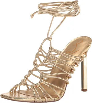 Sam Edelman Women's Lylah Lace Up Stiletto Sandal