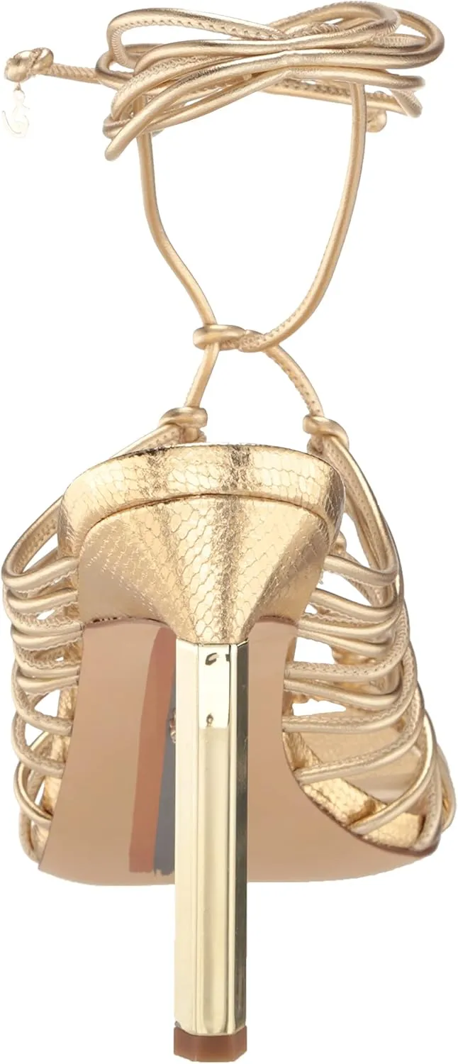 Sam Edelman Women's Lylah Lace Up Stiletto Sandal