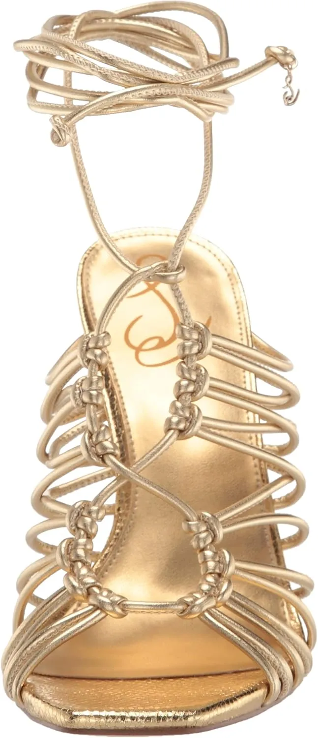 Sam Edelman Women's Lylah Lace Up Stiletto Sandal