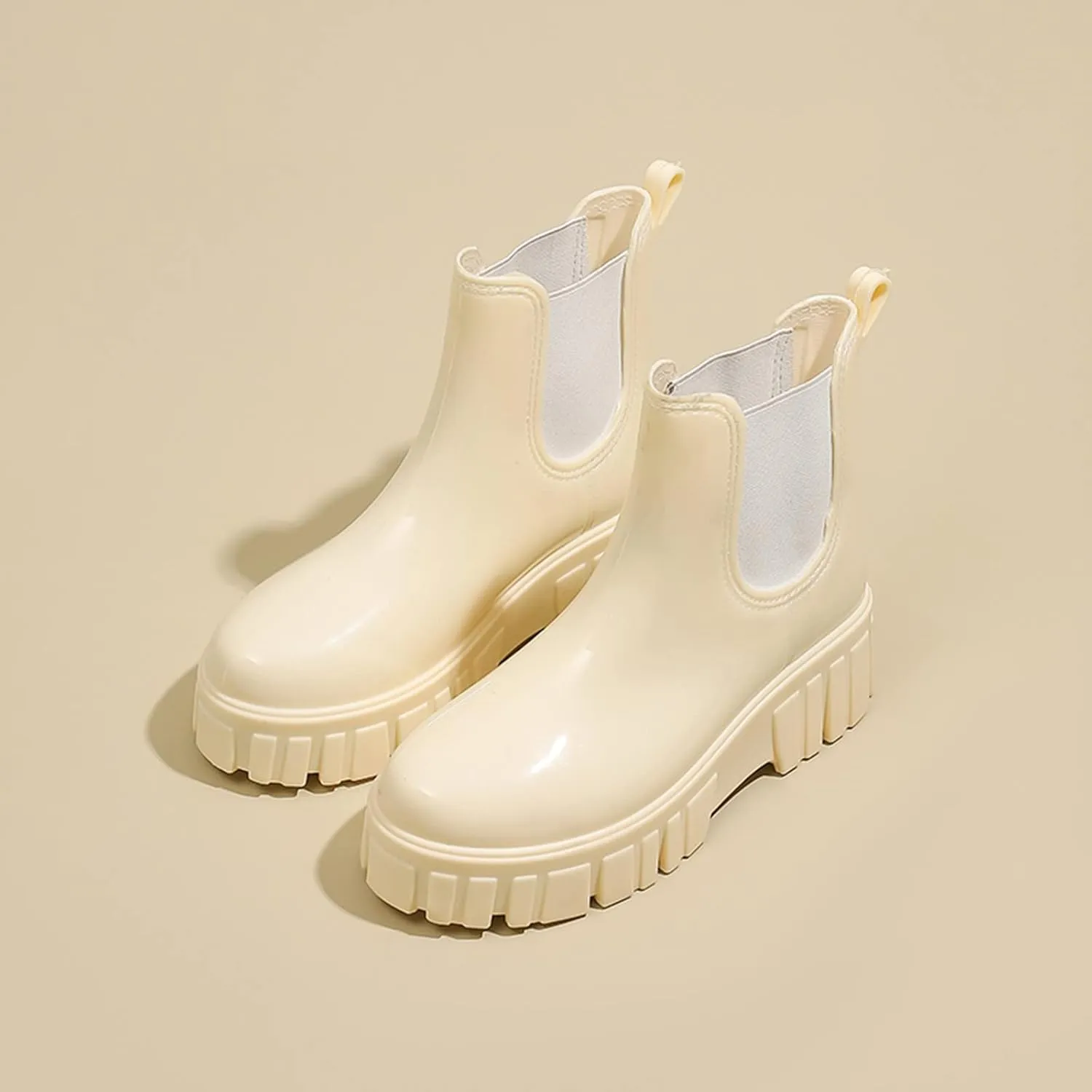 Sandals for Womens Garden Water Boots Unisex Rain Outdoor Ribber Yard Long Shoes Footwear