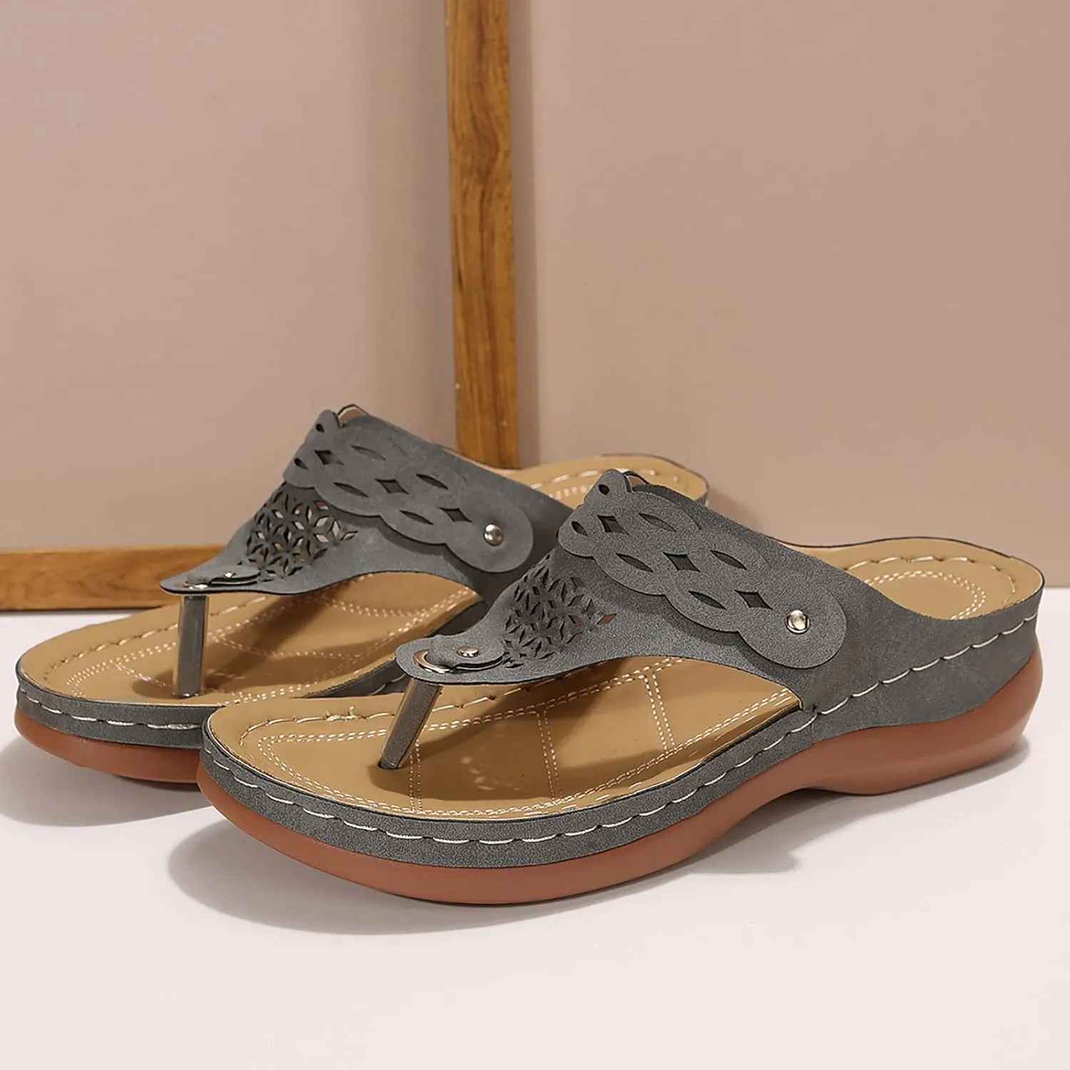 Sandals Women Orthopedic Comfortable White Casual Comfort Wedge Sandals Low Heels for Women Comfy Walking Shoes for Women Womens Hiking Sandals Heeled Sandals for Women Black Prom Shoes