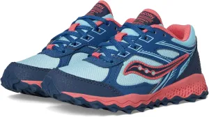Saucony Cohesion TR14 LTT Trail Running Shoe (Little Big Kid) Sneaker, Aqua/Coral, 6 Wide US Unisex