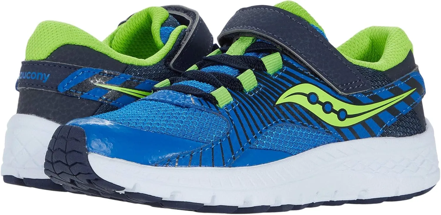Saucony Velocer A/C Sneaker(Little Kid/Big Kid) Blue/Green 5 Big Kid M