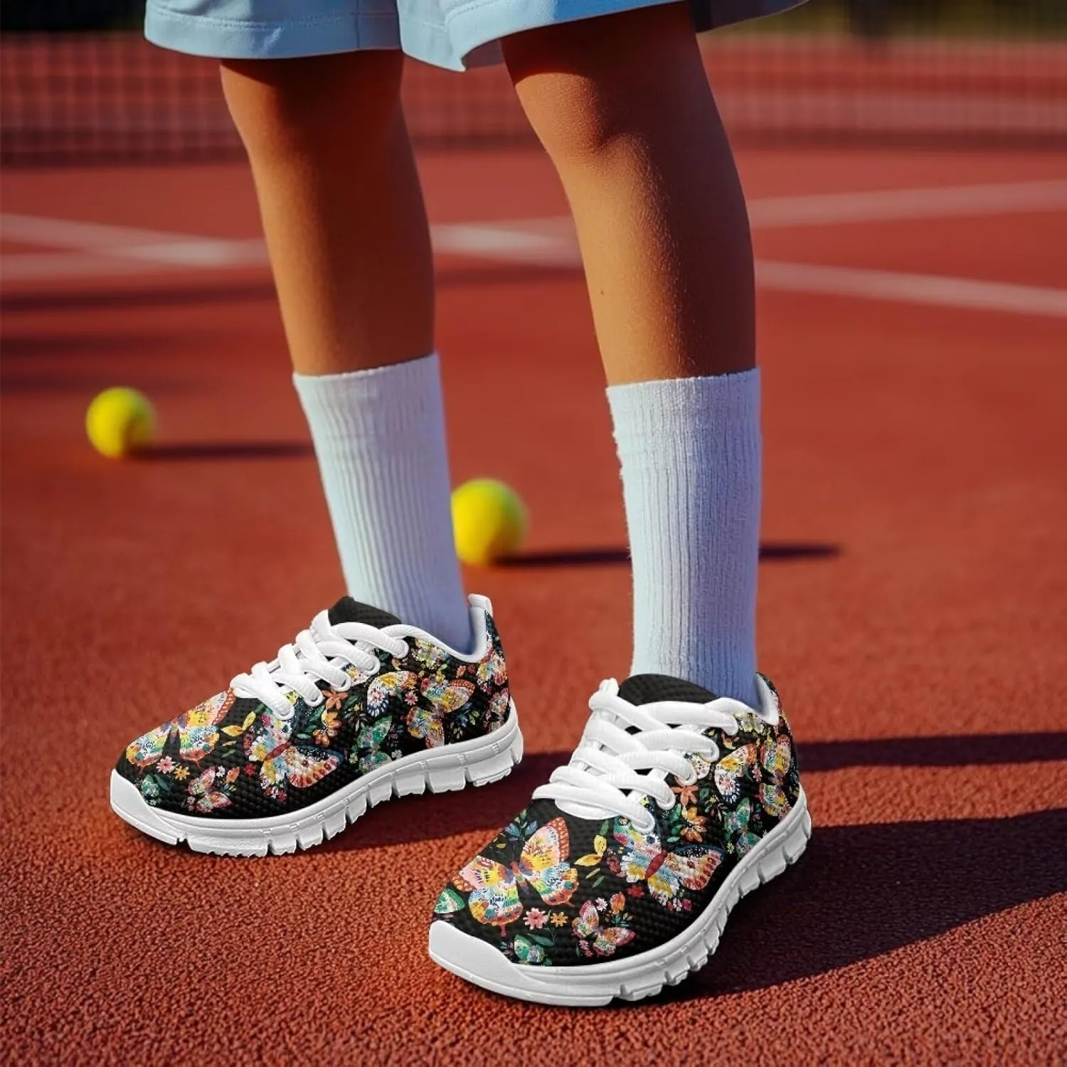Shoes for Kids Boys Girls Tennis Shoes Mesh Running Shoes Lightweight Athletic Shoes