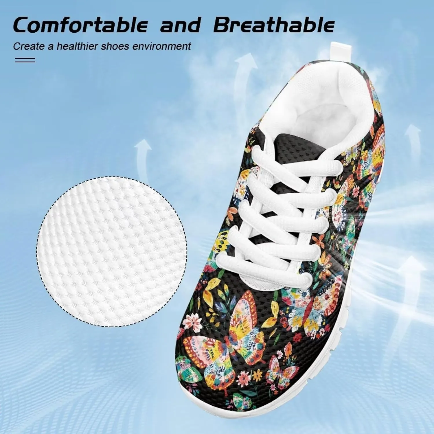 Shoes for Kids Boys Girls Tennis Shoes Mesh Running Shoes Lightweight Athletic Shoes