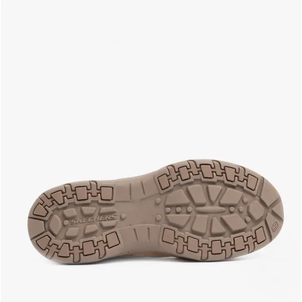 Skechers 204402/TAN CRESTON Mens Slip-On Mule Shoes Tan