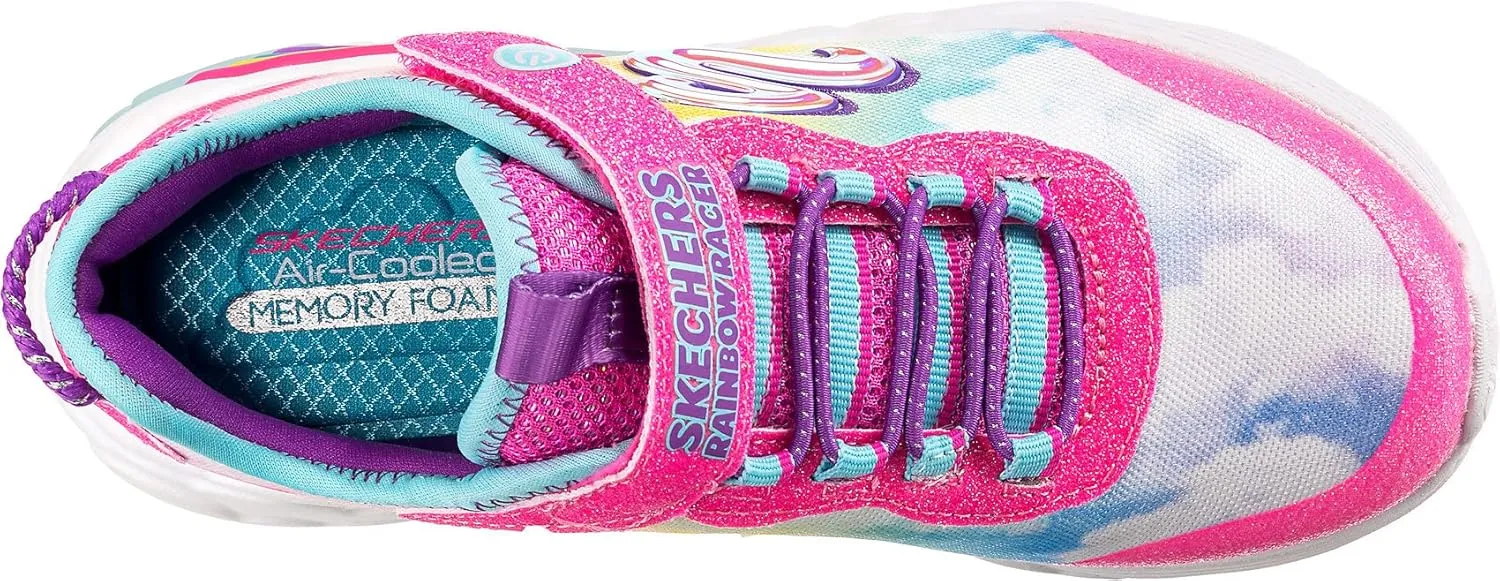 Skechers Girl's, S Lights: Rainbow Racers - Little Kid