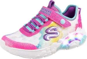 Skechers Girl's, S Lights: Rainbow Racers - Little Kid