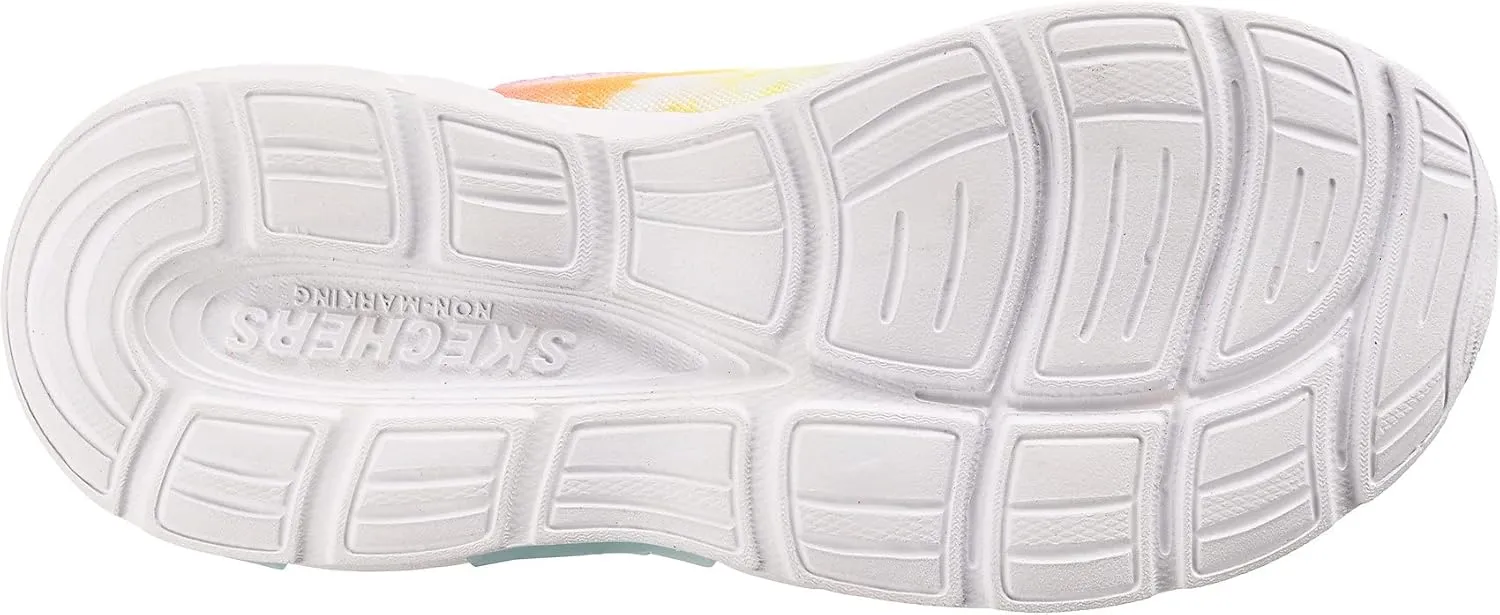 Skechers Girl's, S Lights: Rainbow Racers - Little Kid