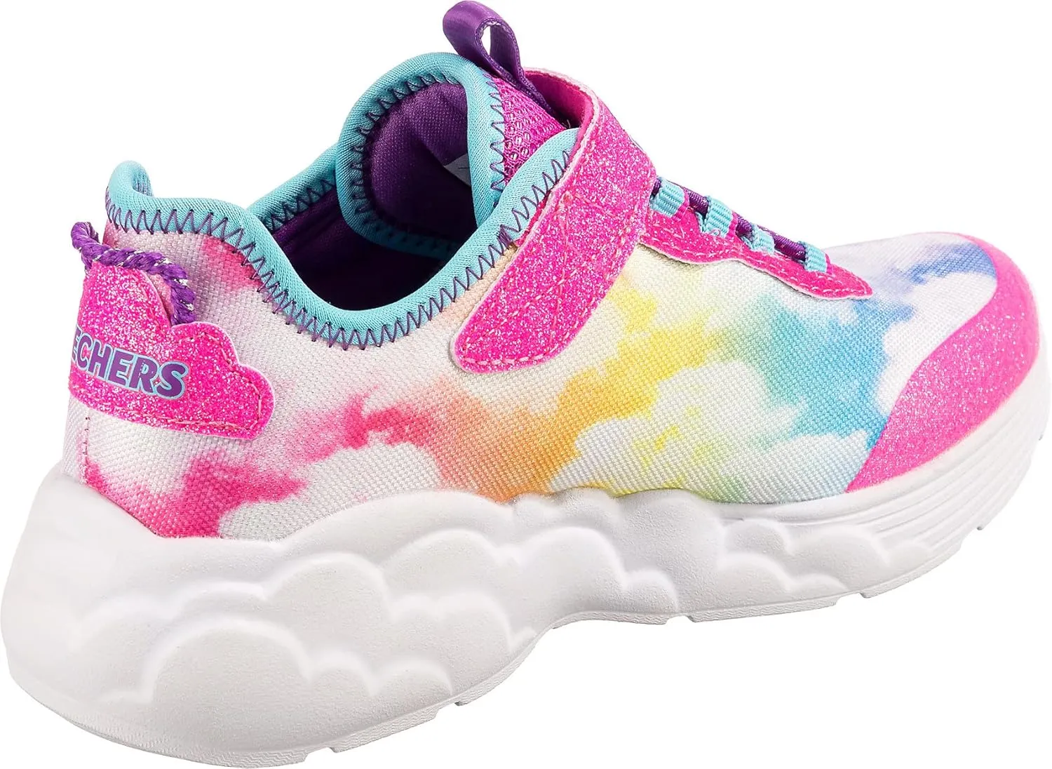 Skechers Girl's, S Lights: Rainbow Racers - Little Kid