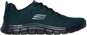 Skechers Men's Green/Black Track - Front Runner 7.5 US Adult Medium Low Top Athletic Running Sneaker