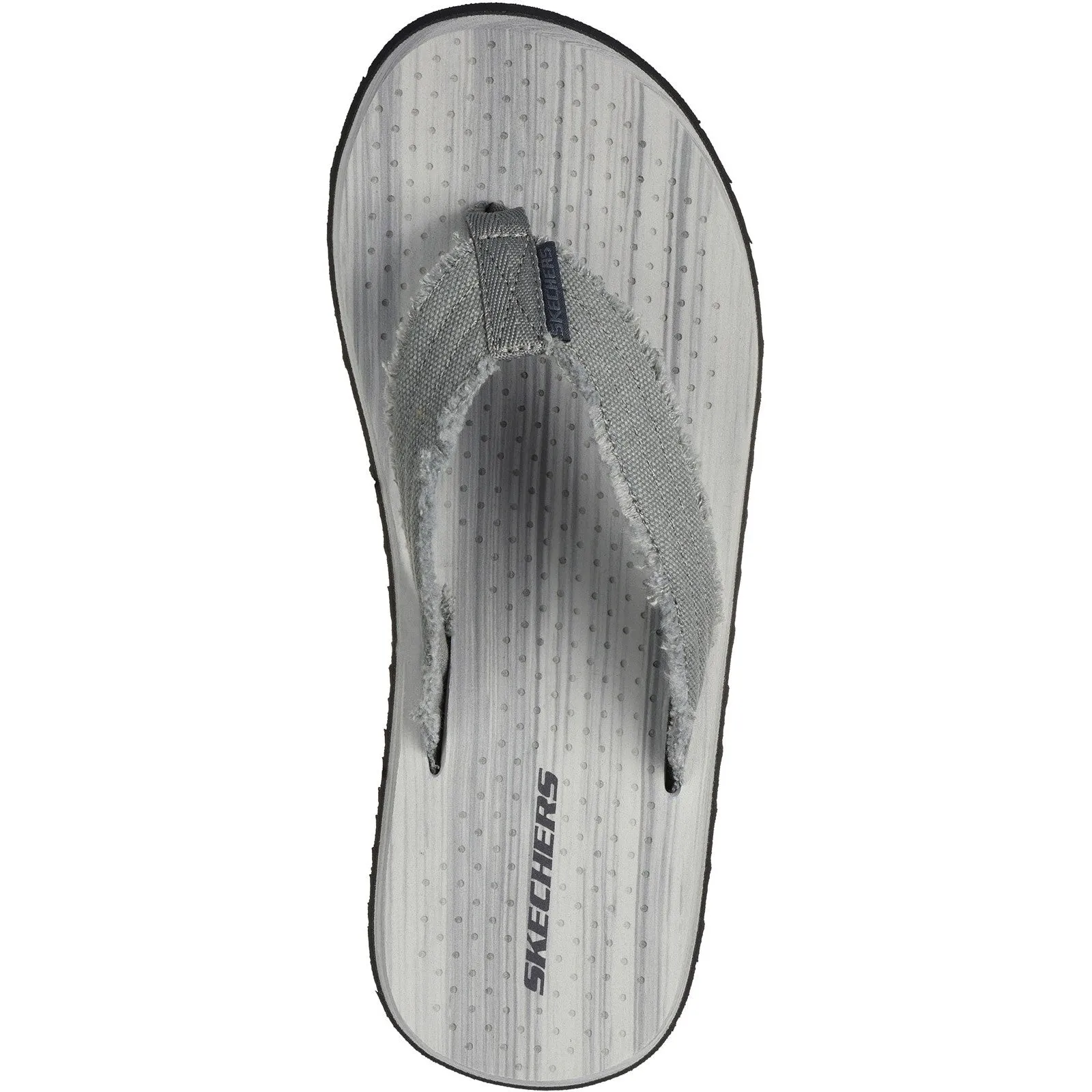 Skechers Mens Tantric Fritz 205098-GRY Grey Slip On Shoe