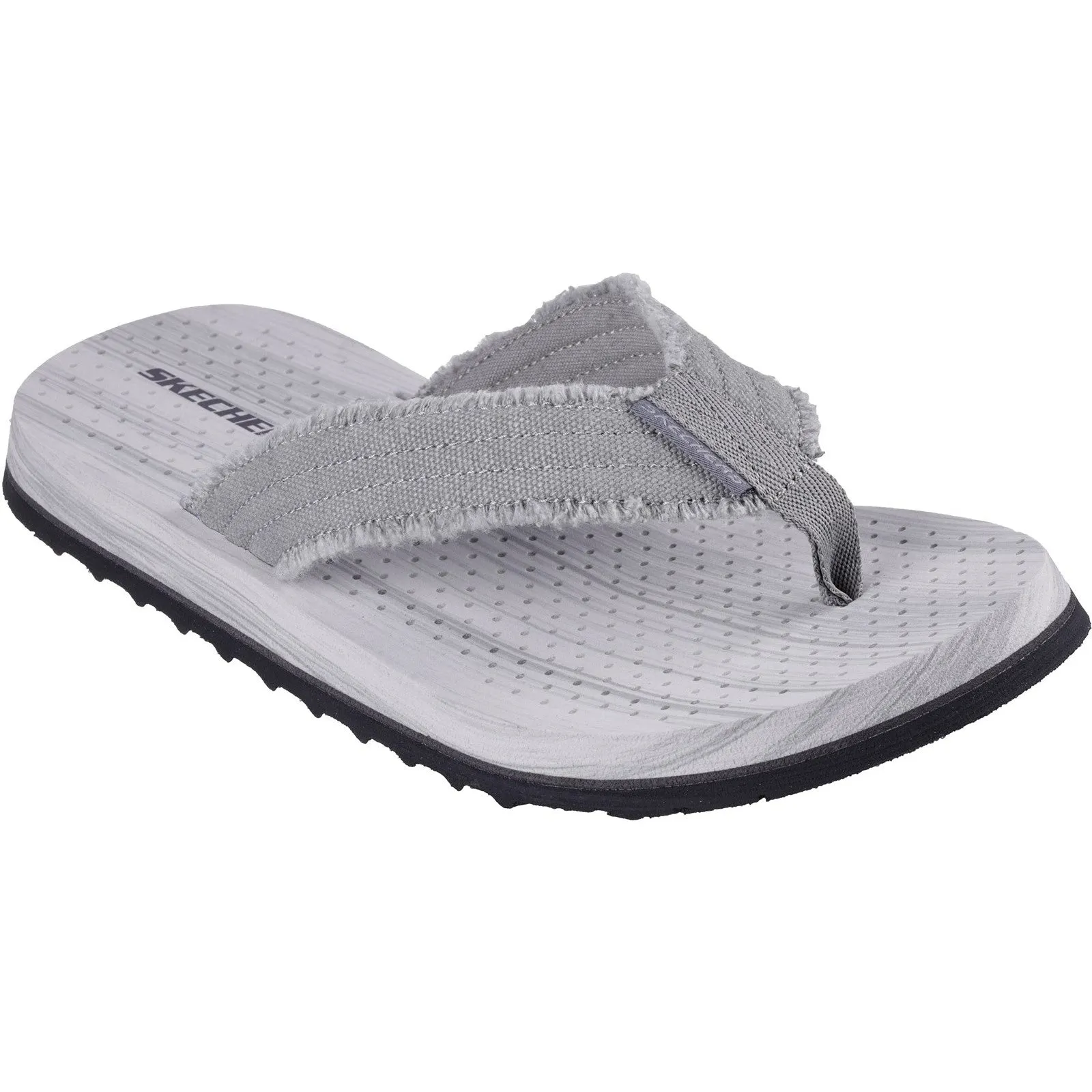 Skechers Mens Tantric Fritz 205098-GRY Grey Slip On Shoe